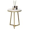 End Tables Sofa Laptop Side Table Round Coffee Table Mid Century Accent Table for Living Room Bedroom