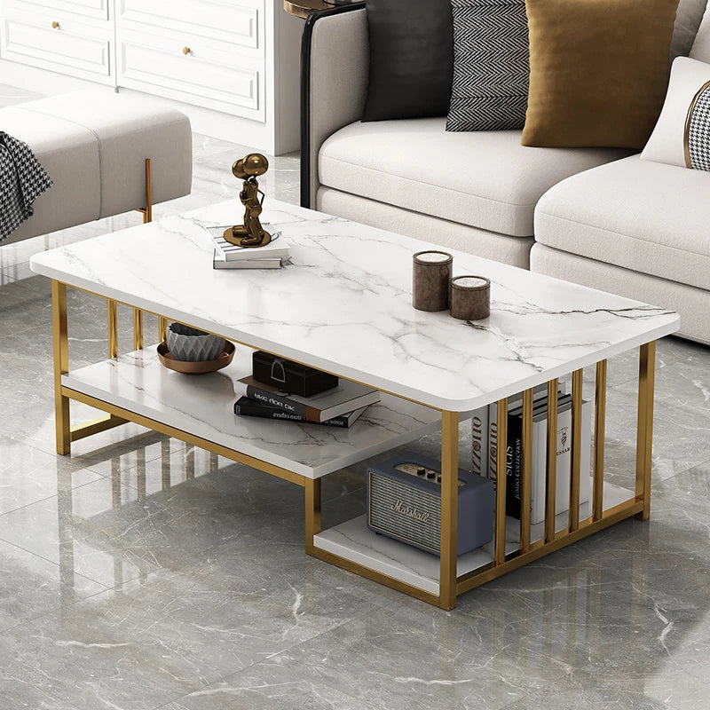 3 Shelf Center Table Elegant Luxury Look Modern Style