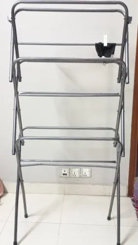 K Shape Cloth Drying Stand Rust Proof Cloth Stand