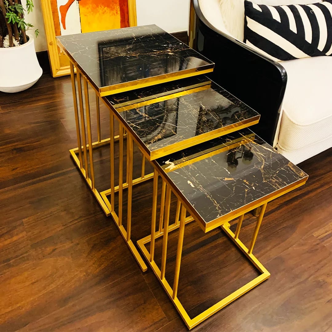 3-Piece Nesting Square Table