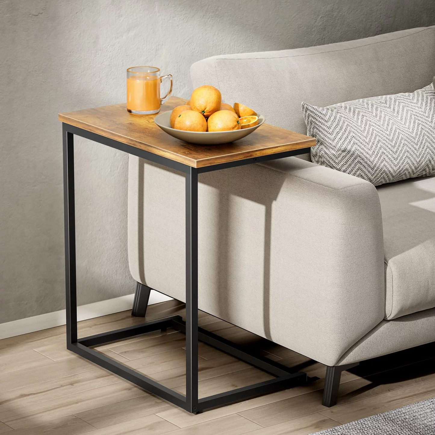 Simple Rectangular Shape Sofa Side Table End Table