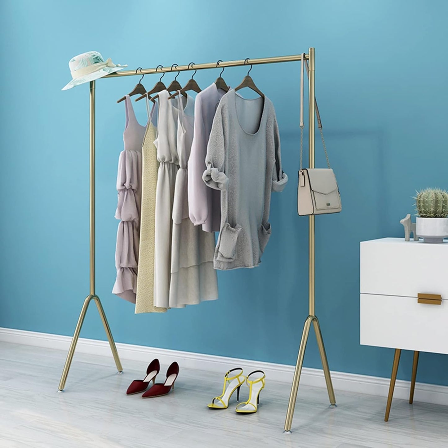 V Shape Cloth Hanging Stand - Metal Furniture