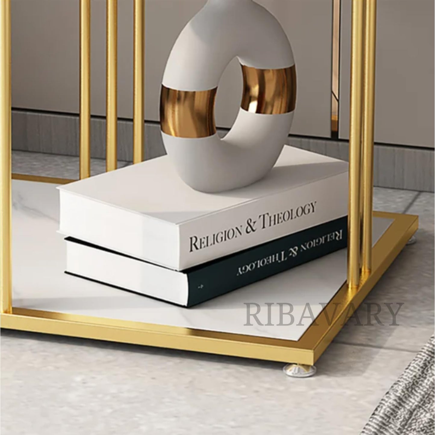 3-Tier Elegant Coffee Table – Metal Furniture