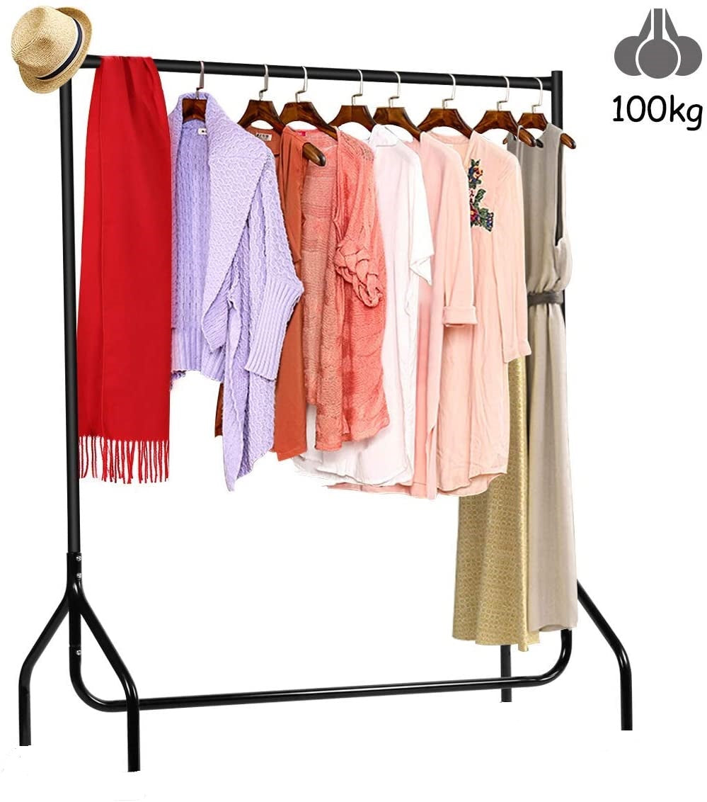 5 Feet Cloth Hanging Stand for Clothes Organization - Metal Furniture