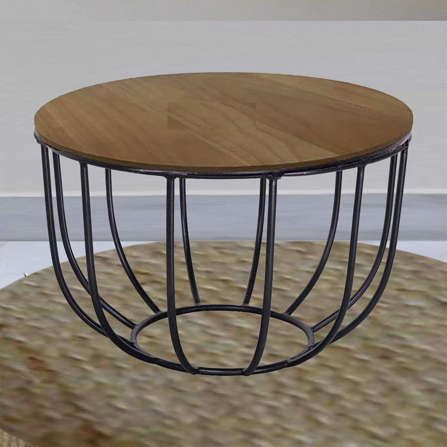 Round Curve Rode Based Center Table Living Room Table