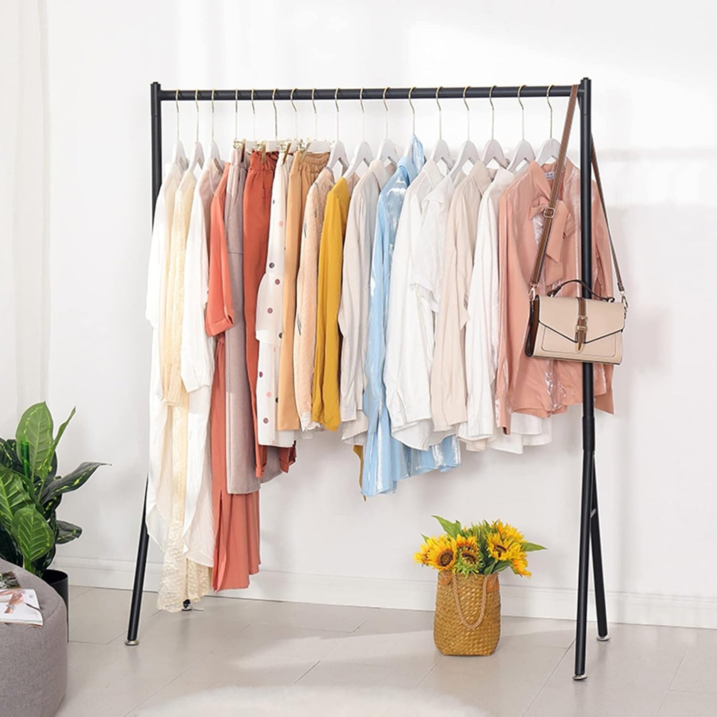 V Shape Cloth Hanging Stand - Metal Furniture