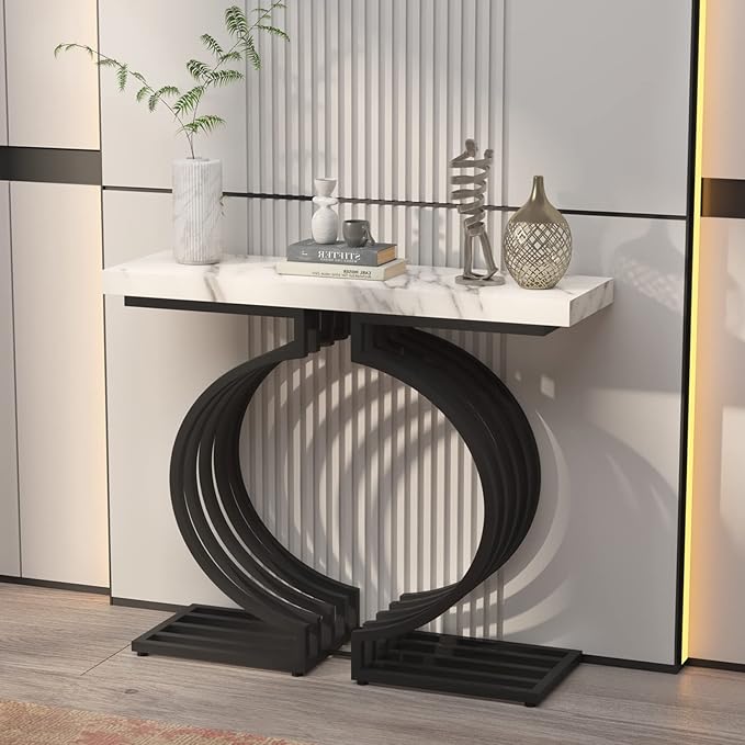 New Modern C Shape Console Table Premium Look & Desion & Decor Your Home