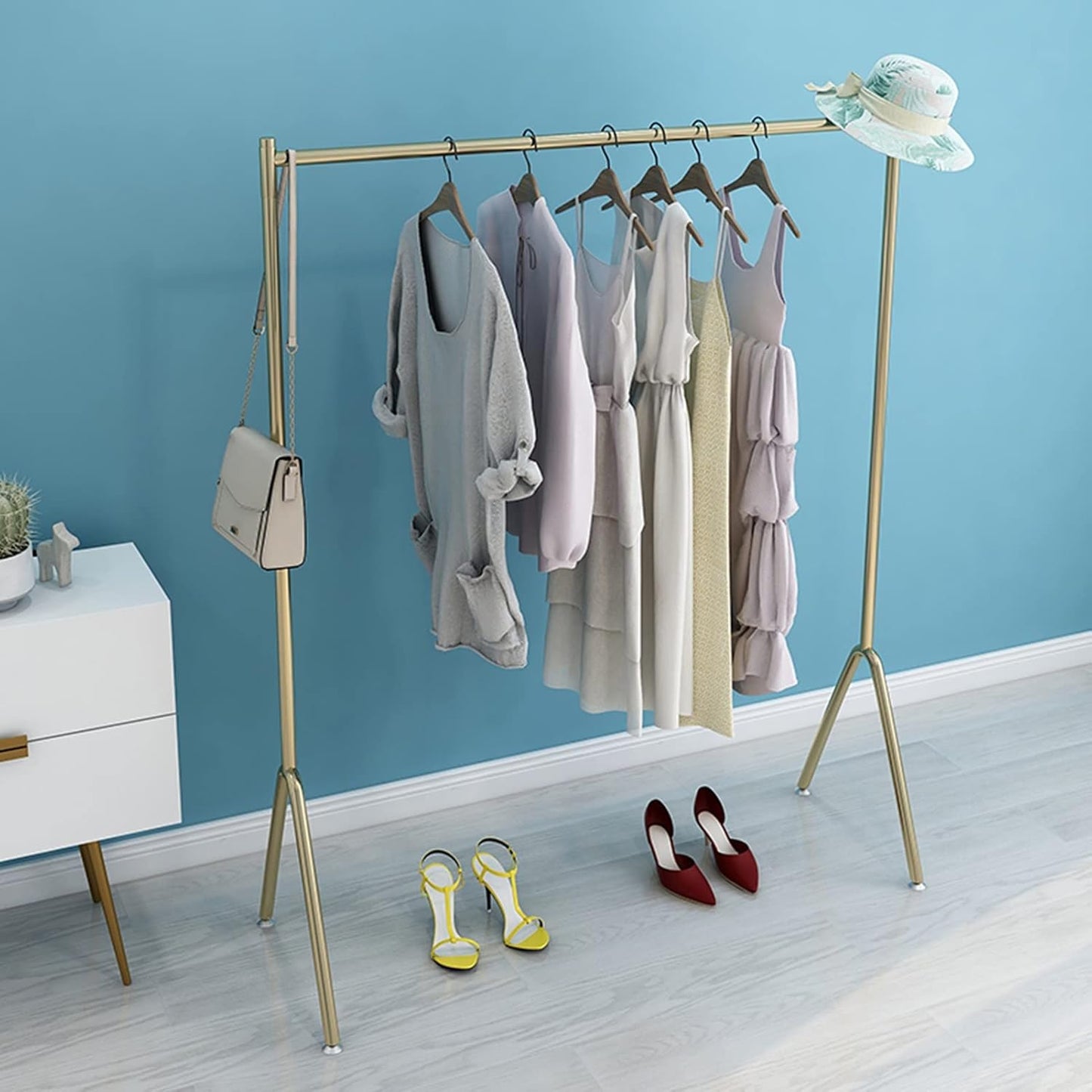 V Shape Cloth Hanging Stand - Metal Furniture