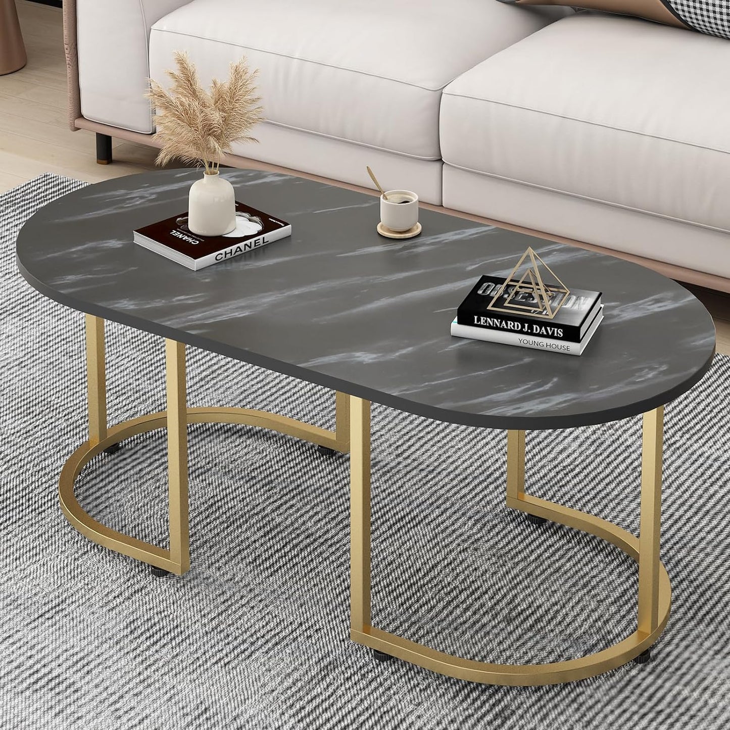 Ove Shape Center Table versatile elegant Style Living Room Table