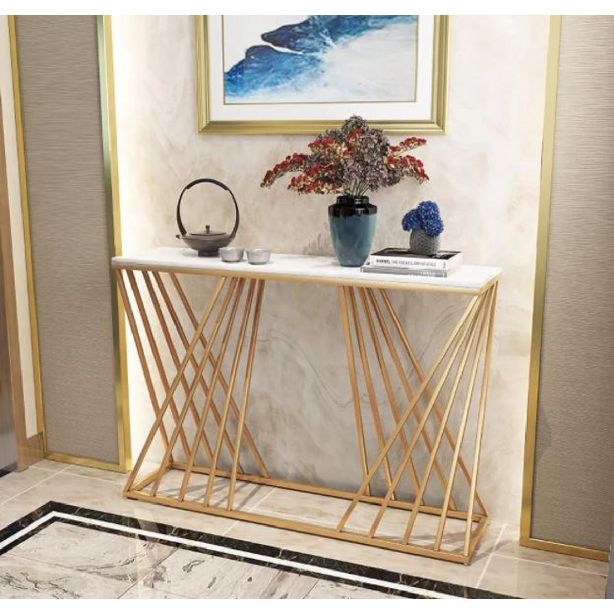 Minimalist Entryway Console Table Luxury style Table