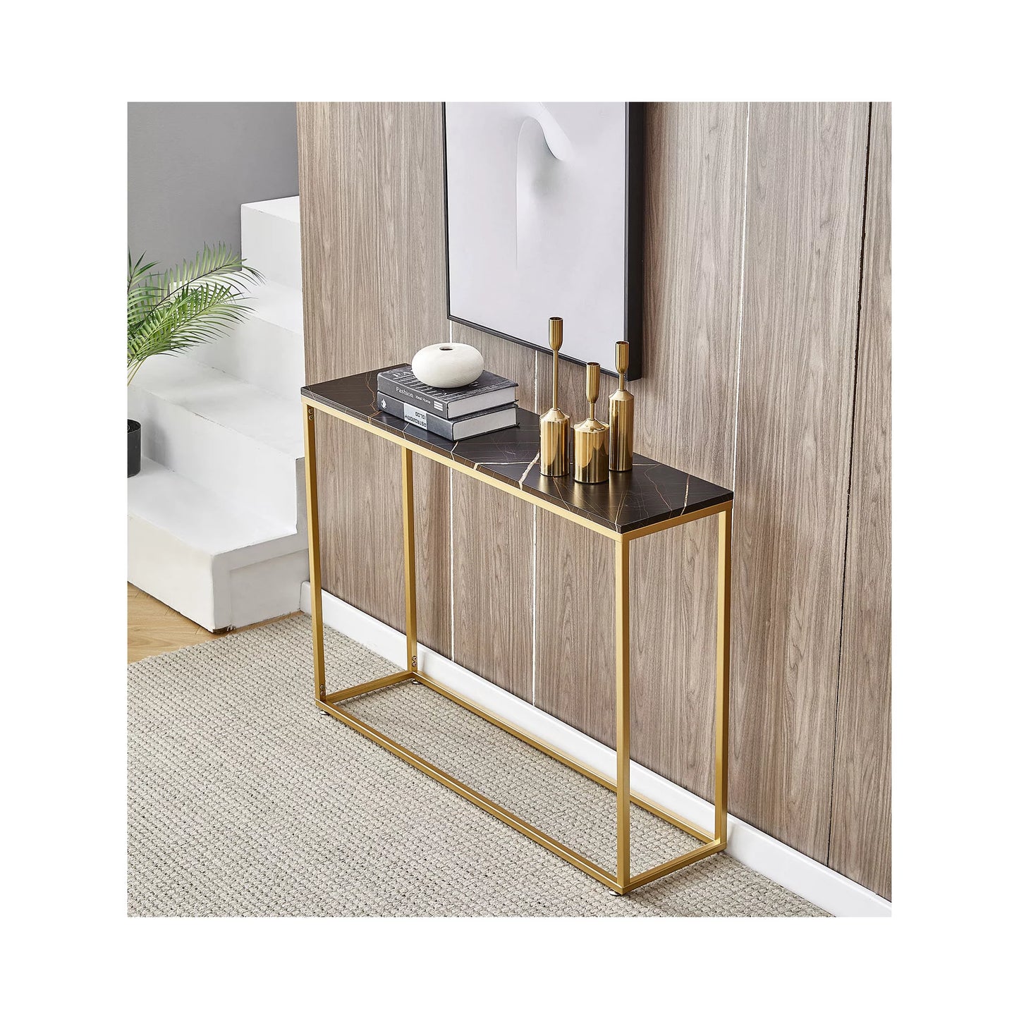 Simple Narrow Rode Console Table Living Room Table