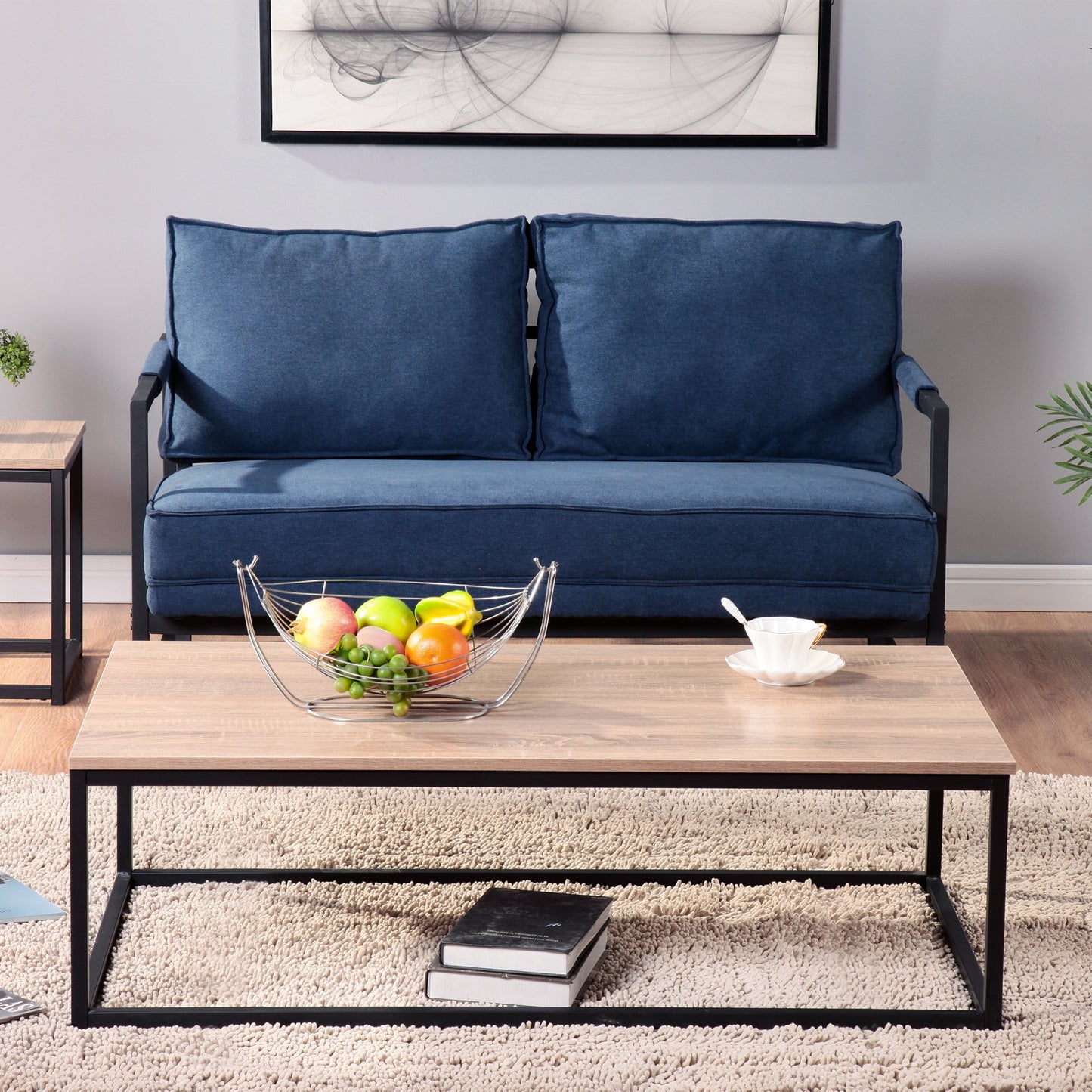 Simple Rectangular Shape Center Table Living Room Table