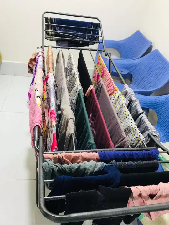 Folding Cloth Drying Stand Laundry Organization