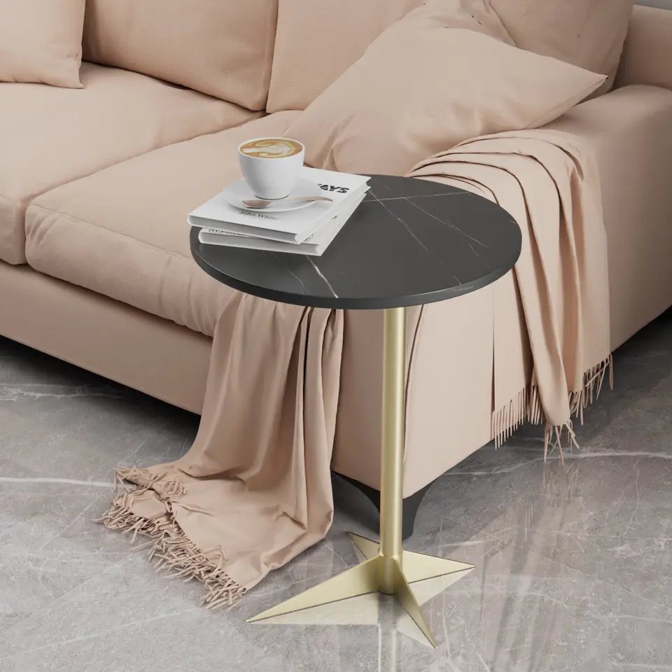 Star Based Coffee Table Living Room Table Sofa Side Table Luxury Look