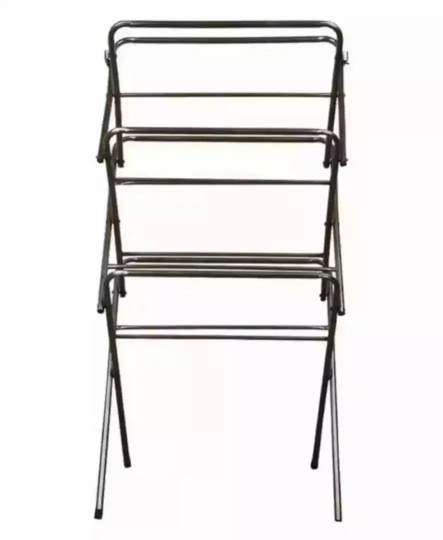 K Shape Cloth Drying Stand Rust Proof Cloth Stand