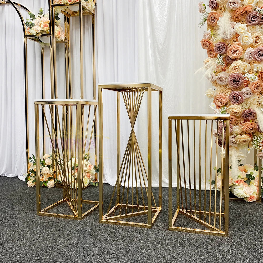 3 Pieces Curve Rode Based Nesting Table Set