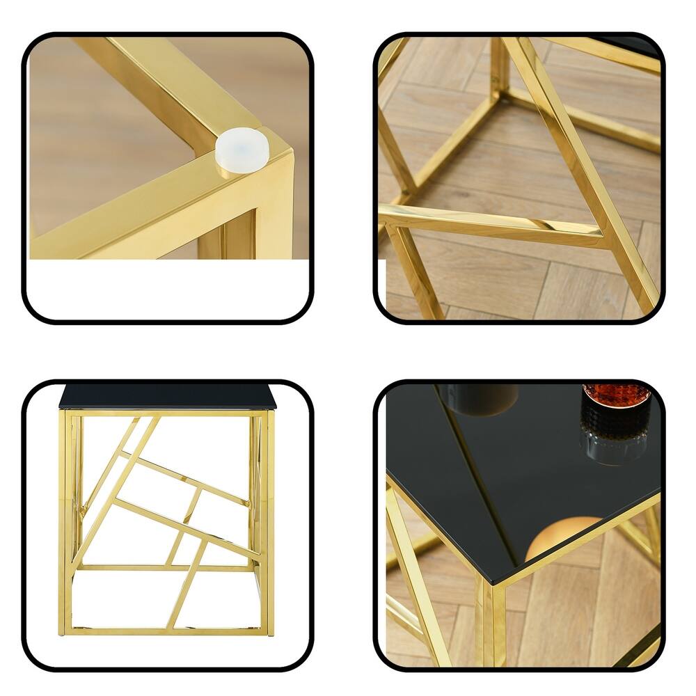 Multiple Rode Based Center Table Marble Texture Top