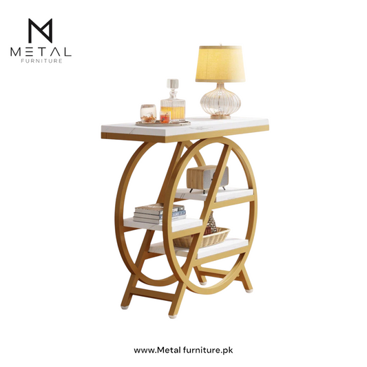 Narrow Side Table With Drawers