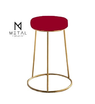 Round Ottoman Bar Stool – Metal Furniture