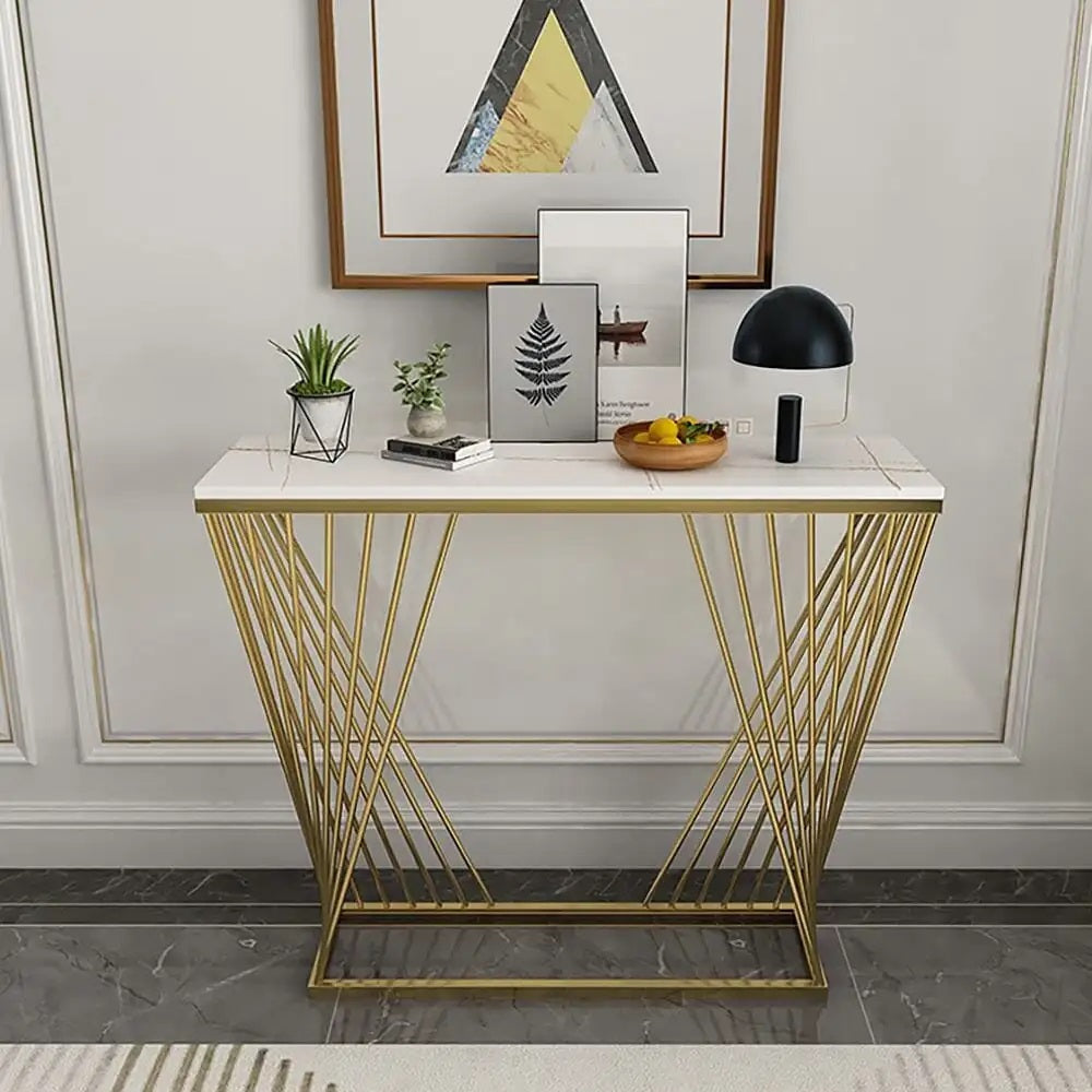 Minimalist Entryway Console Table Luxury style Table