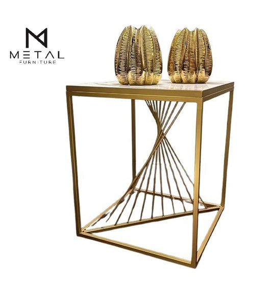 Center Curve Rode Based Coffee Table Sofa Side Table