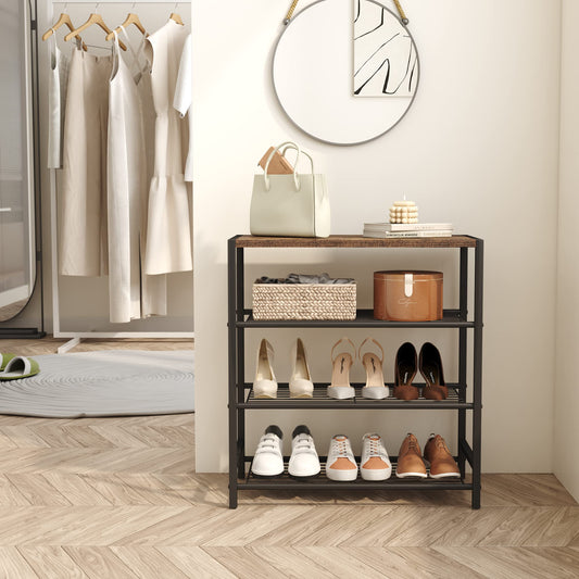 Metal & Wooden Shoe Rack Designs for Home: Elevate Your Space with Metal furniture.pk