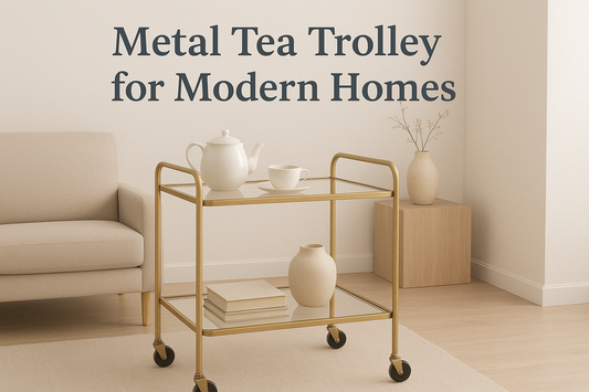 Metal Tea Trolley for Modern Homes