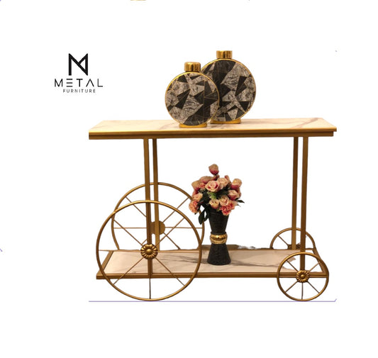 Cycle Console Table – Luxury Entryway | Metal Furniture