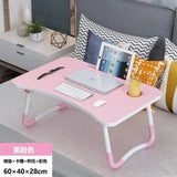 Wooden Folding Laptop Table With Cup Holder