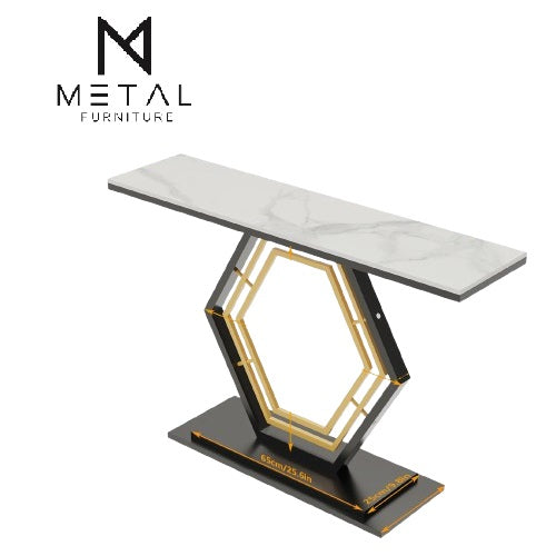 Narrow Console Table for Hallway – Metal Furniture

