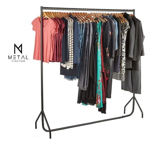 5 Feet Cloth Hanging Stand for Clothes Organization - Metal Furniture

