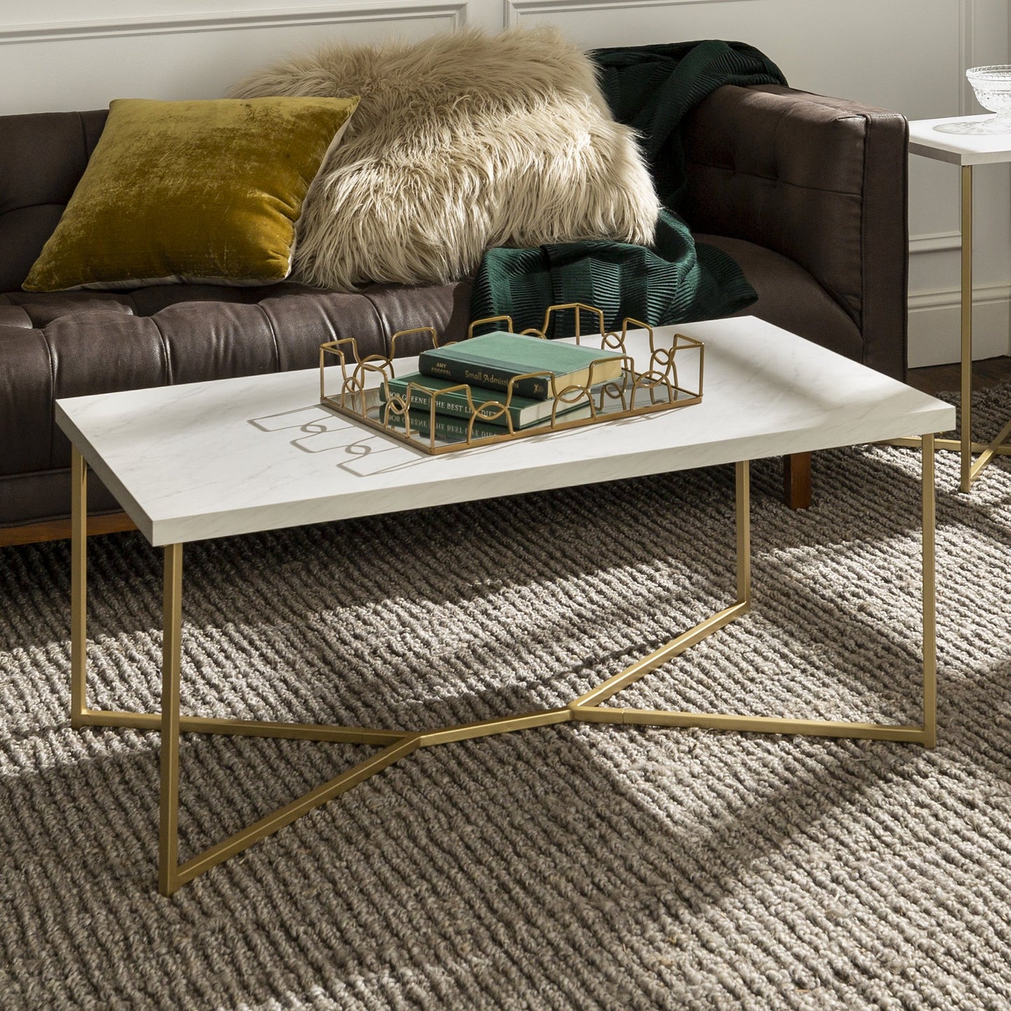 V Shape Rode Based Center Table – Metal Furniture