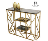 3 Shelf Console Table Entryway Table For Home Decor