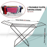 Folding Cloth Drying Stand Laundry Organization