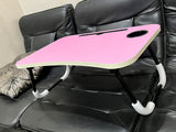 Wooden Folding Laptop Table With Cup Holder