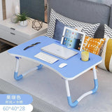 Wooden Folding Laptop Table With Cup Holder
