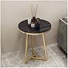Round coffee table by Metal Furniture with mid-century style, ideal as a sofa or side table for living room or bedroom decor.