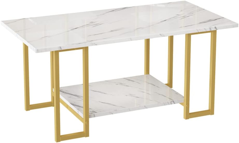 Rectangular Shape 2 Shelf Center Table Living Room Table