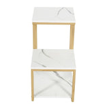 3 Shelf Coffee Table Elegant look Living Room Side Table Versatile Design