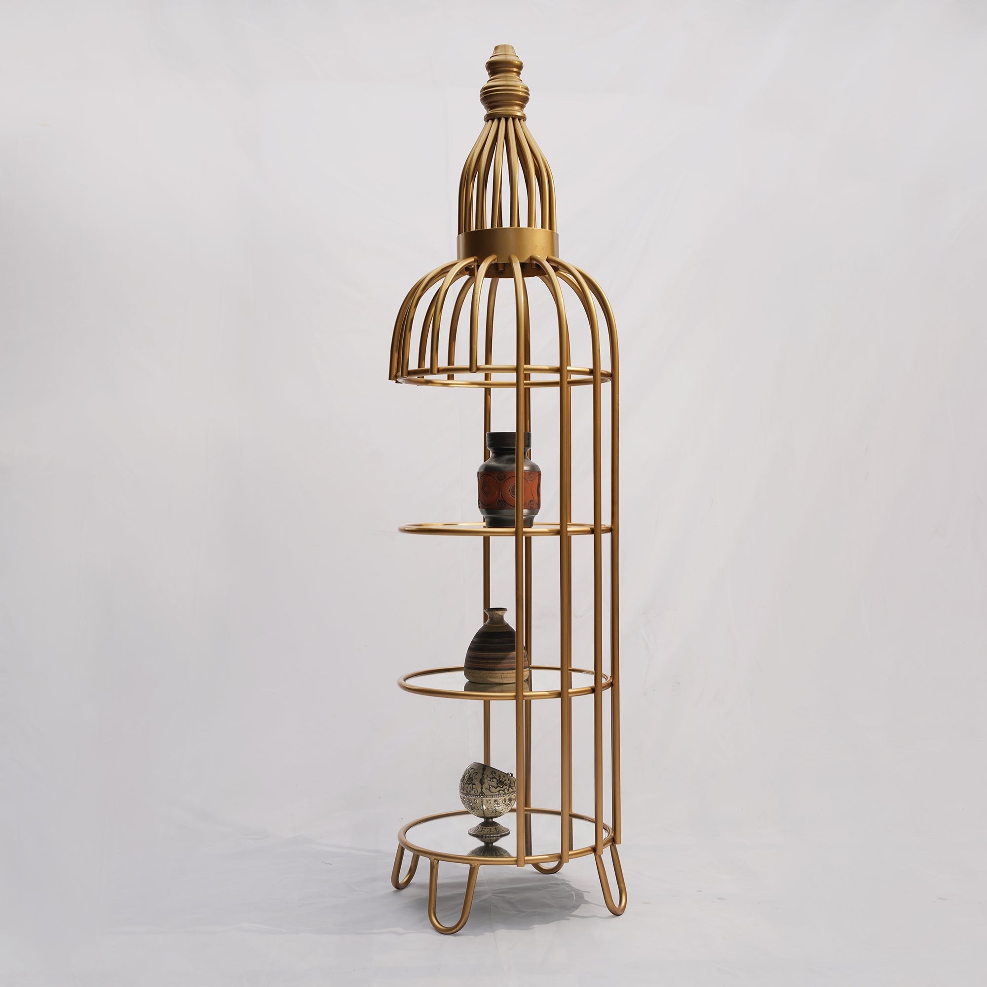 Corner Rack Design - Metal Furniture