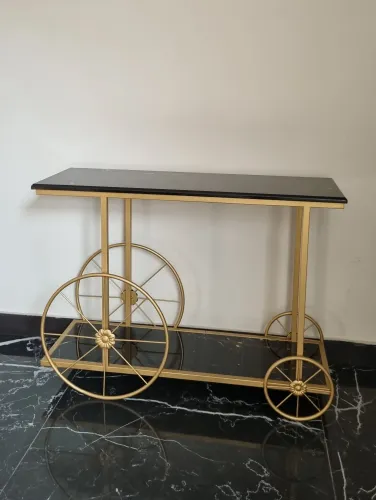 Cycle Console Table – Luxury Entryway | Metal Furniture