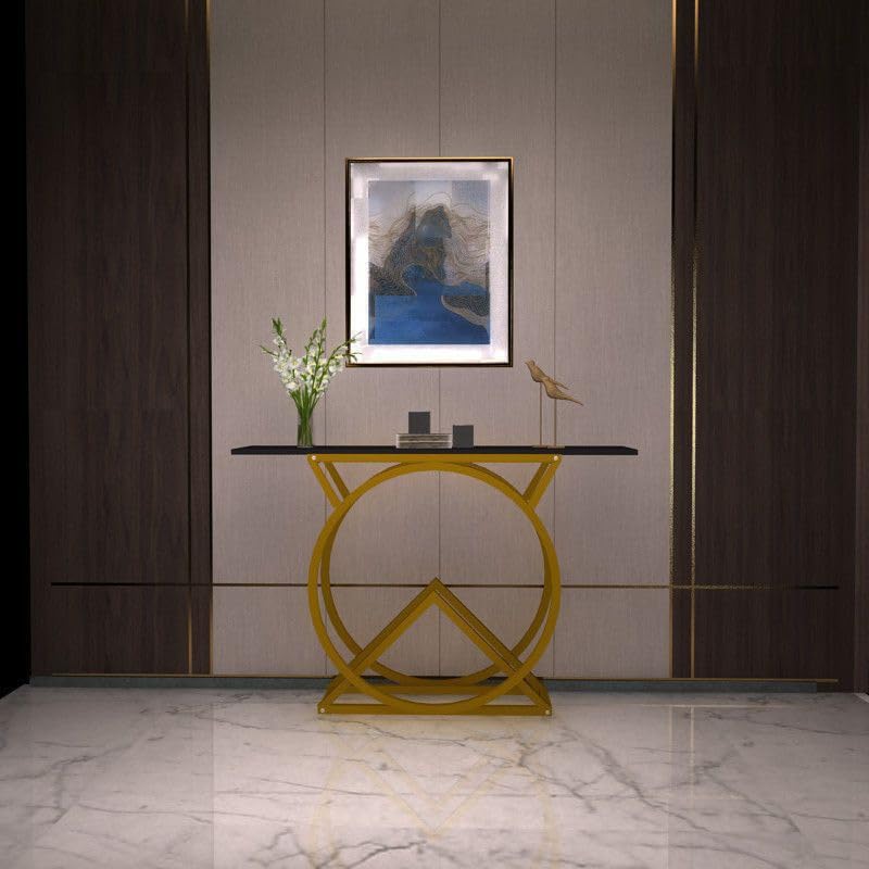Double Side Rings Based Console Table Modern design Console Table