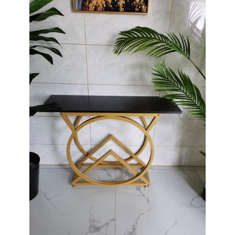 Modern Rings Console Table – Metal Furniture

