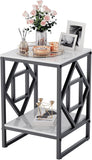 Square Shape Based Coffee Table Luxury Style Side Table