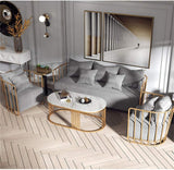 Capsule Shape Center Table Elegant Modern Design Rode Based Table