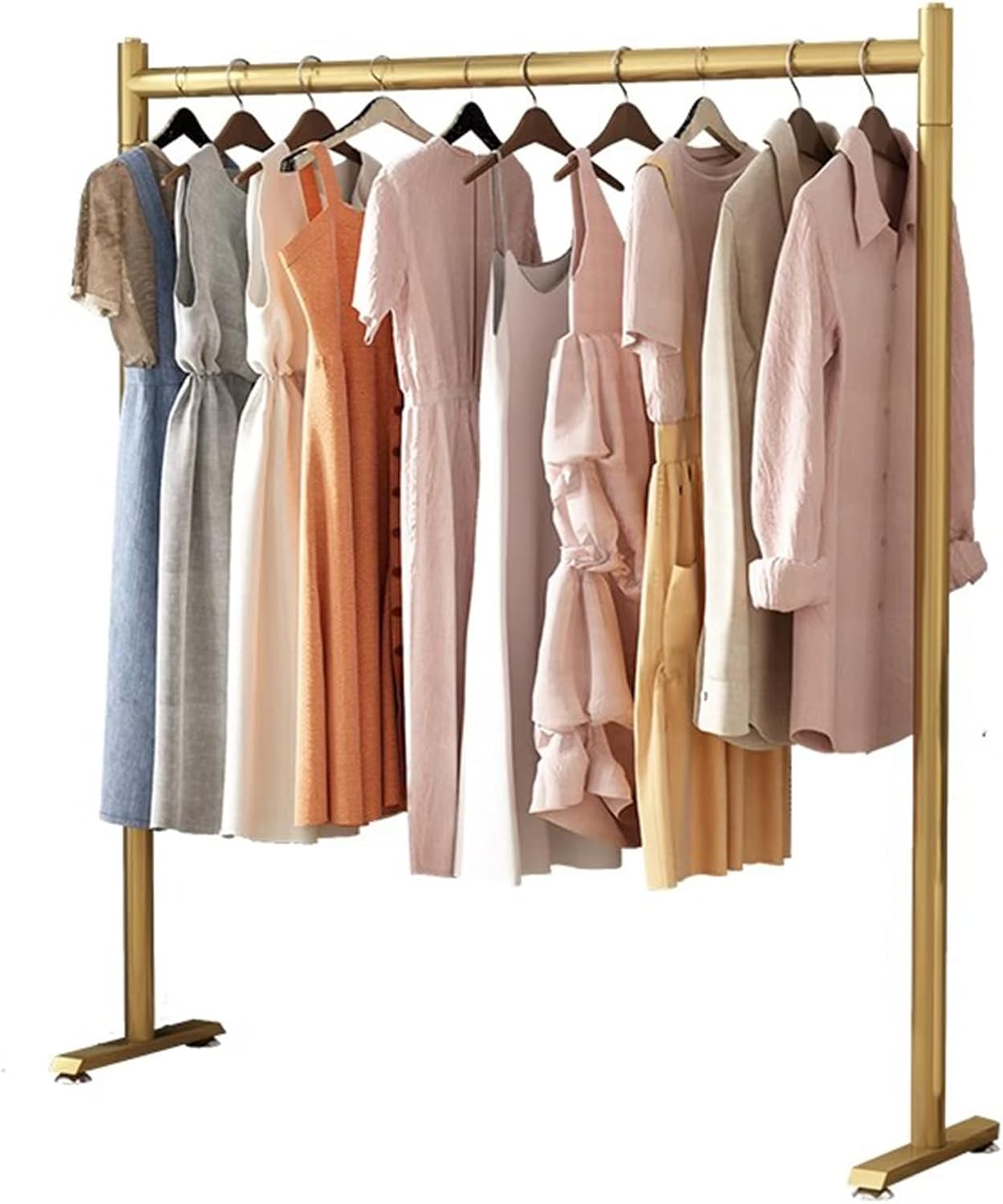 5 Feet Square Pipe Cloth Hanging Stand with Metal Frame – Metal Furniture

