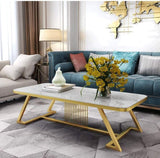 Best Rectangular Center Table – Marble Texture Sheet for Living Room and Bedroom Furniture