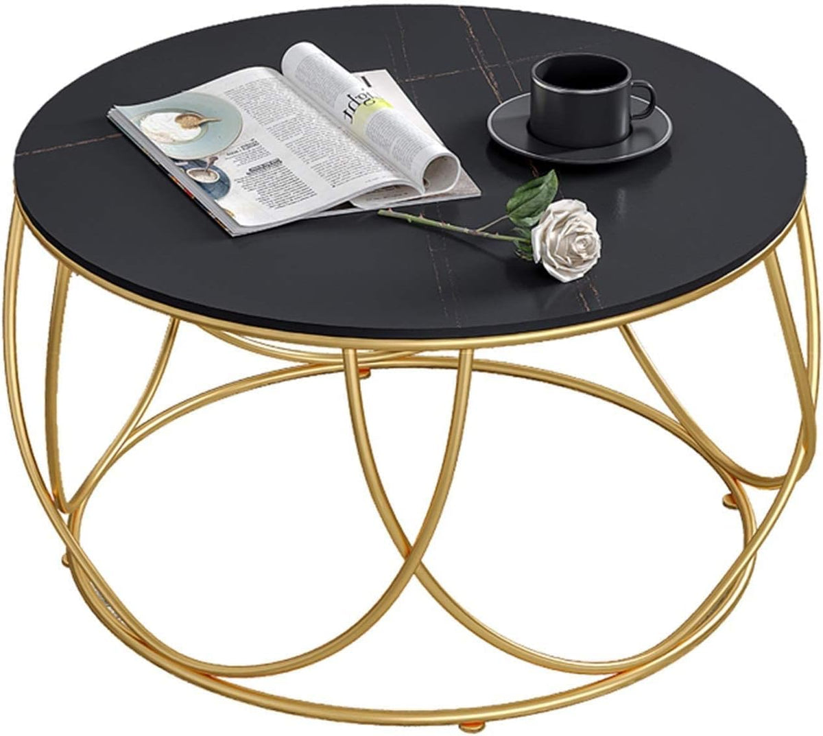 Celestial Center Table with Rings Design