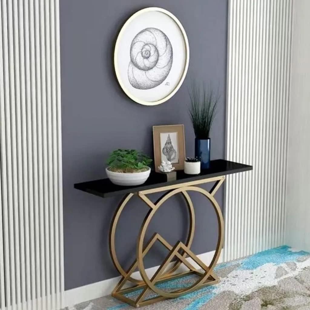 Modern Rings Console Table – Metal Furniture

