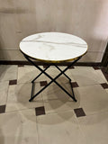 Wooden Folding Dining Table With Metal Legs Study Table